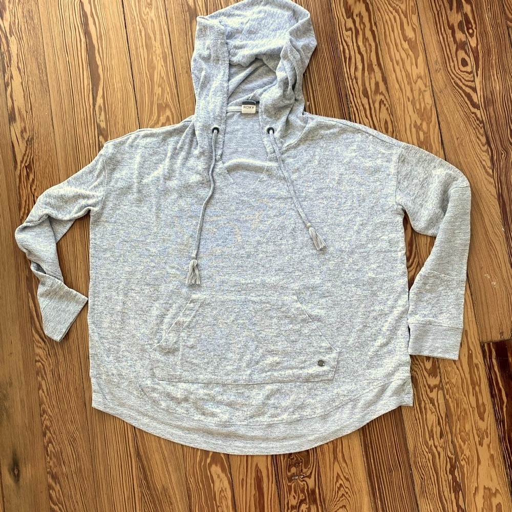 Roxy Women’s Grey Hoodie Lightweight Medium